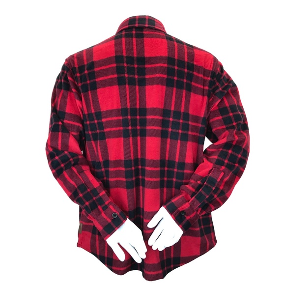 Chaps NWOT Soft Fleece Buffalo Plaid Shirt M - Picture 3 of 7